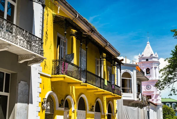 Casa colonial española en Casco Viejo, Ciudad de Panamá — Foto de Stock