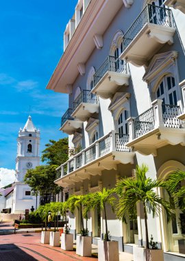 Casco Viejo, Panama 'daki İspanyol sömürge evi.