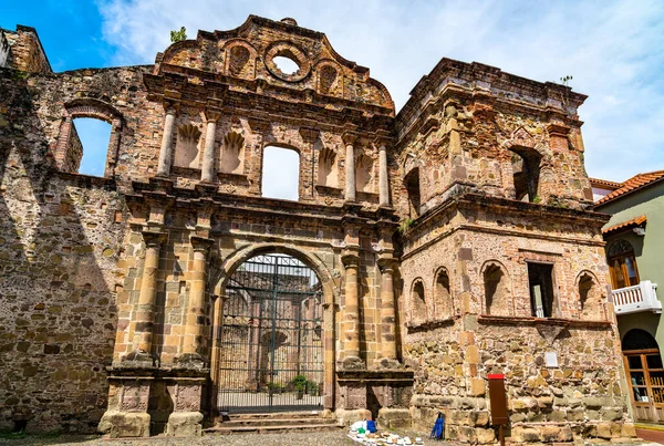 巴拿马城Casco Viejo耶稣教堂协会 — 图库照片