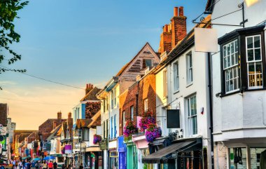 Canterbury, İngiltere 'de geleneksel İngiliz evleri