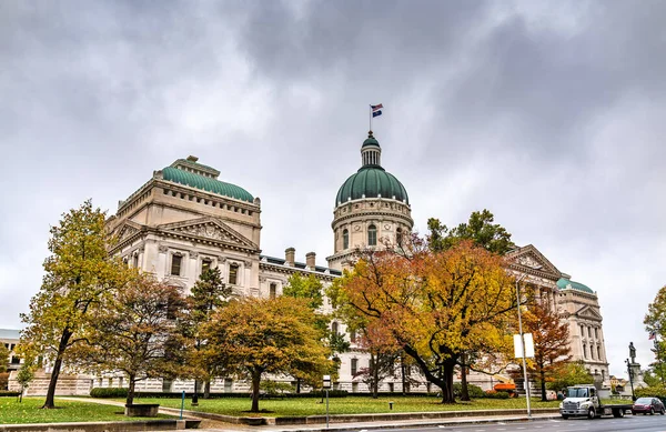 The Indiana Statehouse in Indianapolis — Stock Photo, Image
