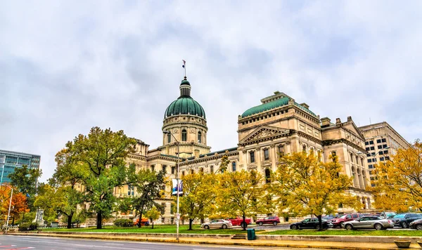 The Indiana Statehouse in Indianapolis — Stock Photo, Image