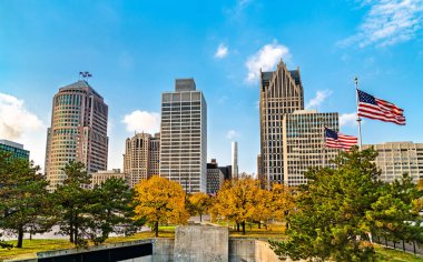 Hart Plaza 'dan Detroit' e. ABD