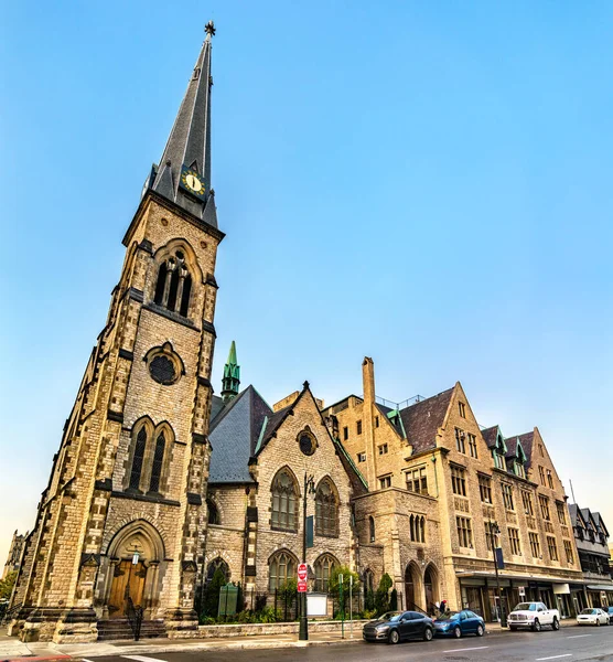 Central United Methodist Church in Detroit, USA — Stock Photo, Image