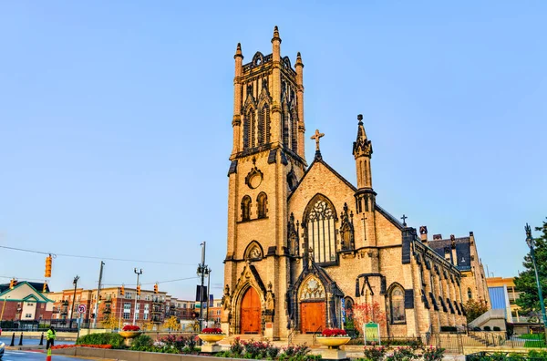 Епископальная церковь Святого Иоанна в Детройте, США — стоковое фото