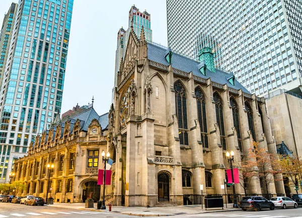 Capilla Saint James en el centro de Chicago, Estados Unidos — Foto de Stock