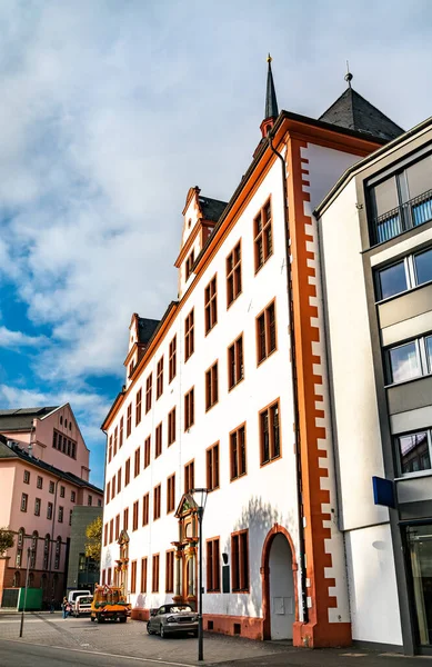 Domus Universitatis, ein historisches Universitätsgebäude in Mainz, Deutschland — Stockfoto