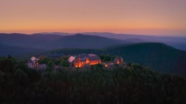 Mont Sainte-Odile Manastırı Vosges Dağları, Fransa