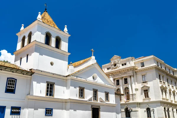 Patio do Colegio, la storica chiesa e scuola gesuita di San Paolo — Foto Stock