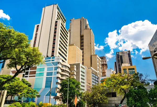 브라질상 파울로의 다운타운의 건물들 — 스톡 사진