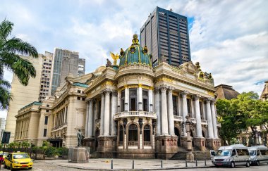 Rio de Janeiro, Brezilya 'daki Theatro Belediyesi