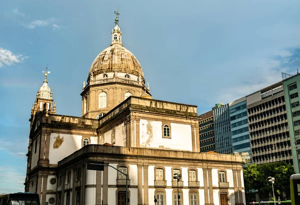 Iglesia Candelaria en Río de Janeiro, Brasil — Foto de Stock