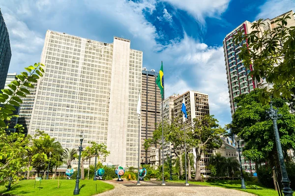 Arkitektur i centrala Rio de Janeiro, Brasilien — Stockfoto