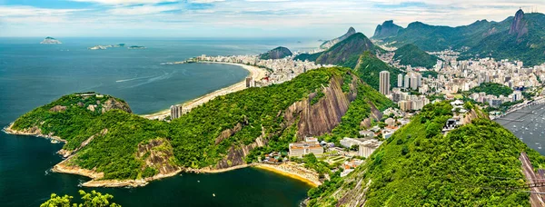 Rio de Janeiro, Brezilya 'da Copacabana ve Botafogo manzarası — Stok fotoğraf