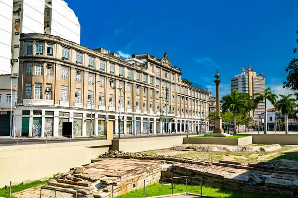 Cais do Valongo sitio arqueológico en Río de Janeiro, Brasil — Foto de Stock