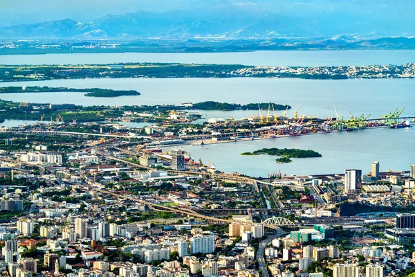 Blick auf den Hafen von Rio de Janeiro in Brasilien — Stockfoto