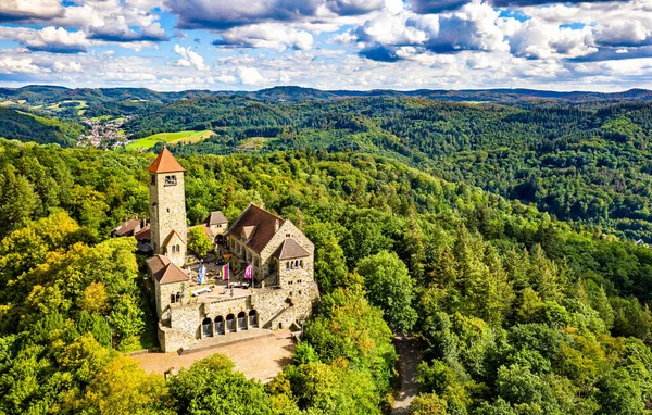 Wachenburg slott i Weinheim - Baden-Wurttemberg, Tyskland — Stockfoto