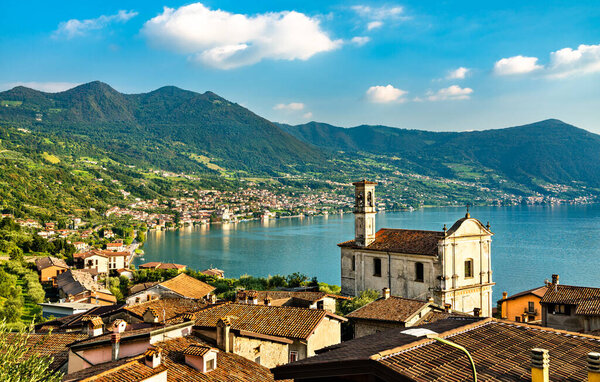 Church of Saints Rocco and Nepomuceno in Marone at Lake Iseo in Nothern Italy