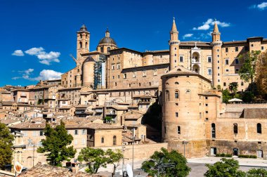 Urbino, Marche, İtalya 'daki Ducal Palace' da.