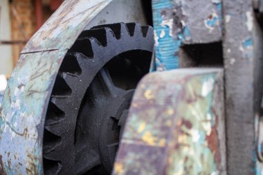 COG-tekerlek eski ferruginous demir çelik mechanis