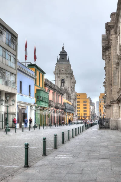 Street Scene Lima Peru — Φωτογραφία Αρχείου