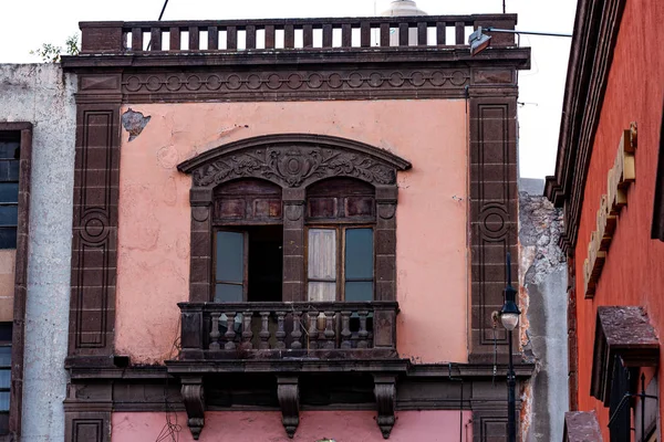 Balcone Stile Antico San Luis Potosi — Foto Stock