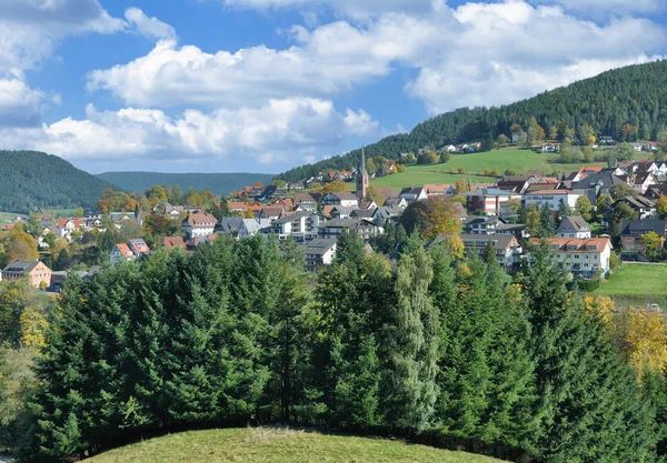 Baiersbronn Falujában Fekete Erdő Baden Württemberg Németország — Stock Fotó