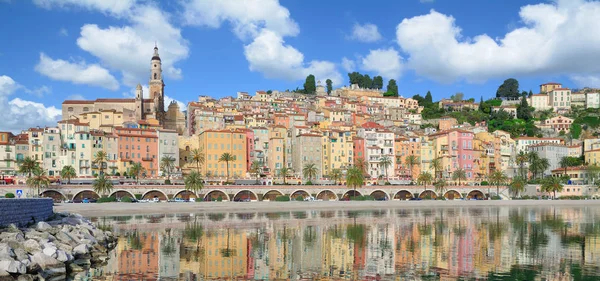 Panoramic View Menton French Riviera Cote Azur South France — Stock Photo, Image