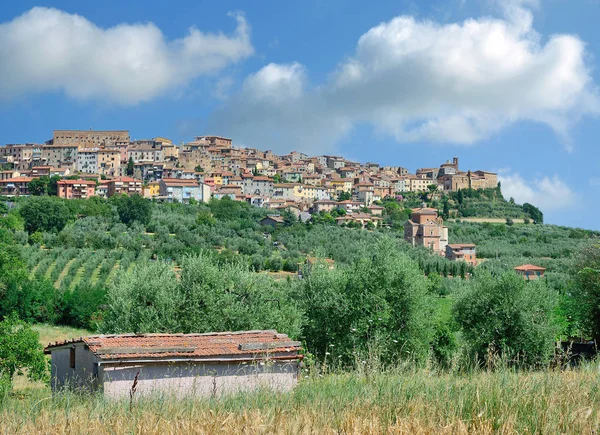 Village Chianciano Terme Tuscany Italy — стоковое фото