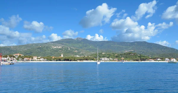 Beach Village Marina Campo Island Elba Medanean Sea Tuscany Italy — стоковое фото