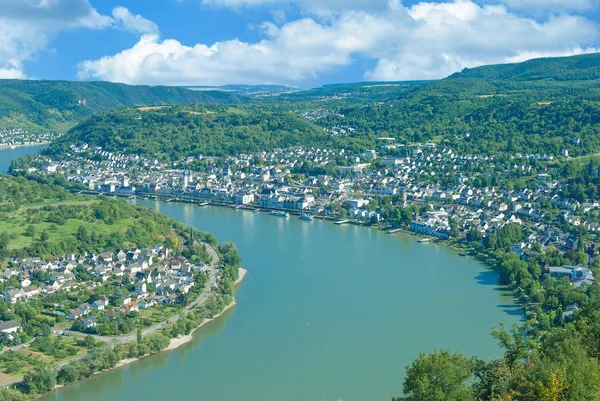 Famous Wine Village Boppard Rhine River Rhineland Palatinate Germany — Stock Photo, Image