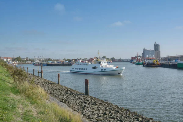 Λιμάνι Του Buesum Στη Βόρεια Θάλασσα Στη Βόρεια Frisia Σλέσβιχ — Φωτογραφία Αρχείου