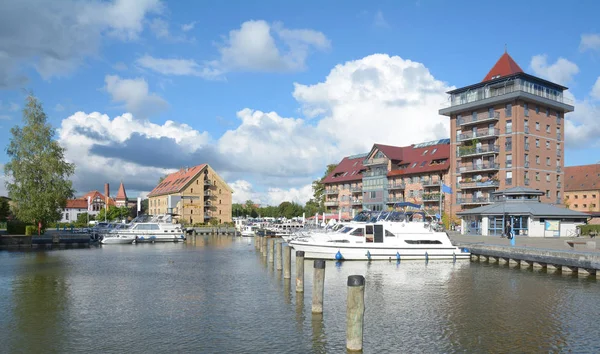 Harbor Neustrelitz Mecklenburg Lake District Mecklenburg Western Pomerania Germany — Stock Photo, Image