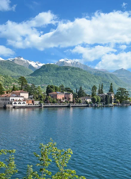 Idílica Paisagem Lago Como Perto Tremezzo Lombardia Itália — Fotografia de Stock