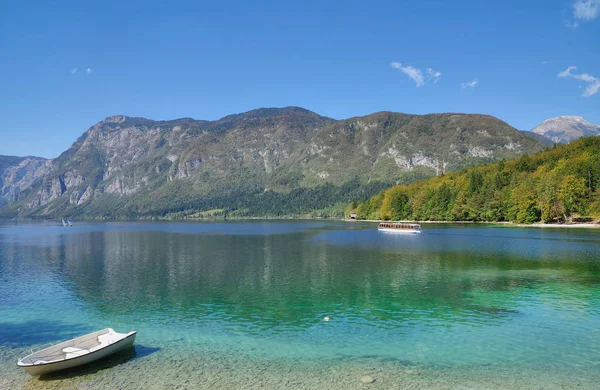 Lago Bohinj Triglav National Park Eslovênia — Fotografia de Stock