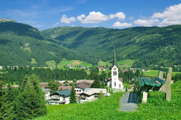 Riezlern, Kleinwalsertal, Austria — стоковое фото