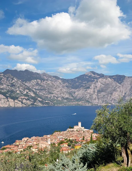 Aldeia Malcesine Lago Garda Itália — Fotografia de Stock