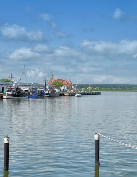 Гавань Karlshagen Peenestrom Узедом Балтійського Моря Мекленбург Західна Померанія Німеччина — стокове фото