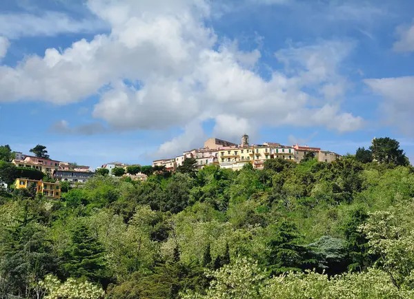 Village Poggio Island Elba Tuscany Medanean Sea Italy — стоковое фото