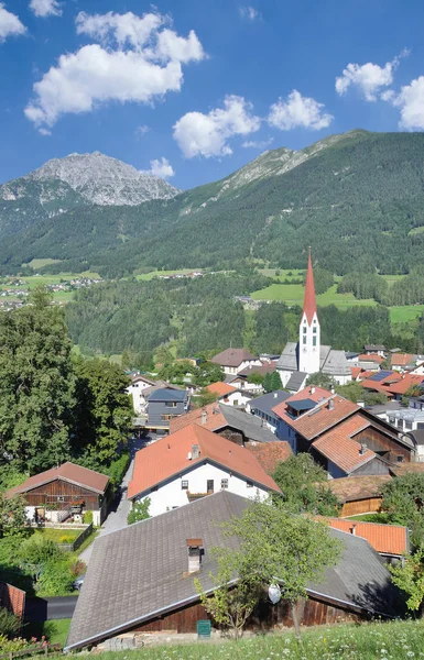Stubaital Tirol Avusturya Daki Mieders Köyü — Stok fotoğraf