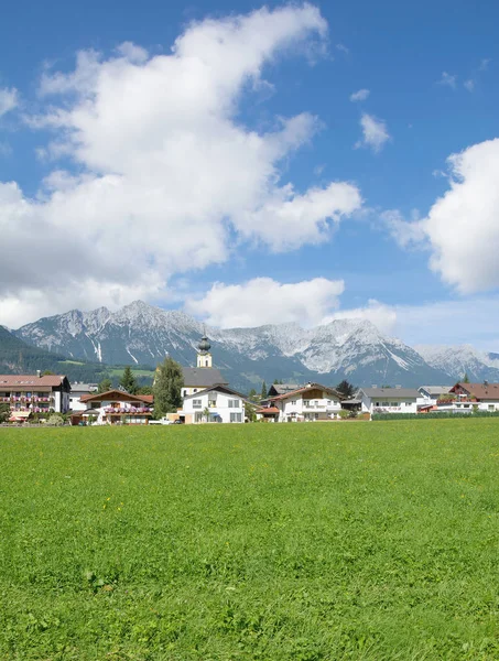 Village Soell Tirol Kufstein Austria — Stock Photo, Image