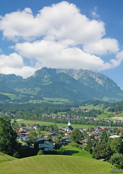 Village Koessen Tyrol Autriche — Photo