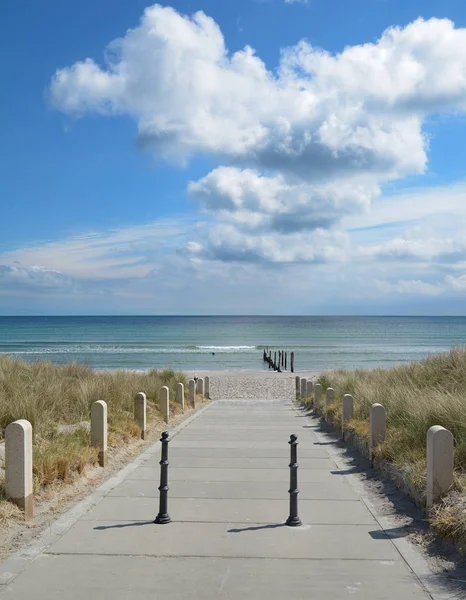 Spiaggia di Juliusruh, Mar Baltico, Ruegen, Germania — Foto Stock