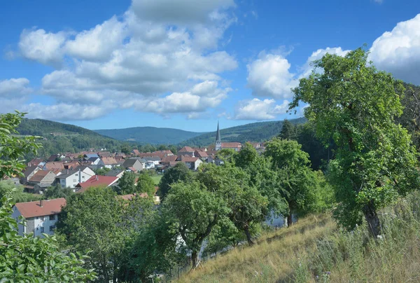 Villaggio Mittelsinn Sinntal Regione Spessart Bavaria Germania — Foto Stock