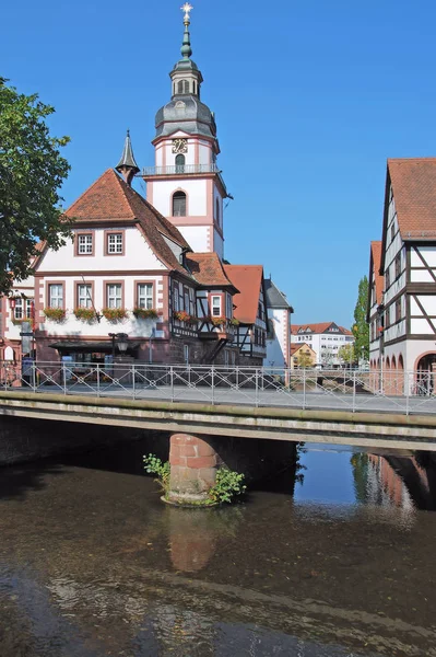 Landsbyen Erbach Odenwald Regionen Hessen Tyskland – stockfoto