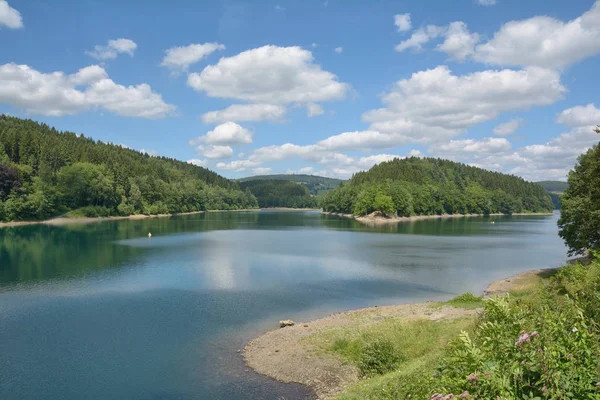 Agger Reservoir, Bergisches Land, Γερμανία — Φωτογραφία Αρχείου