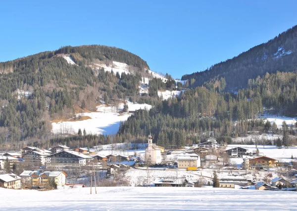 Village Flachau Salzburger Land Austria — Stock Photo, Image