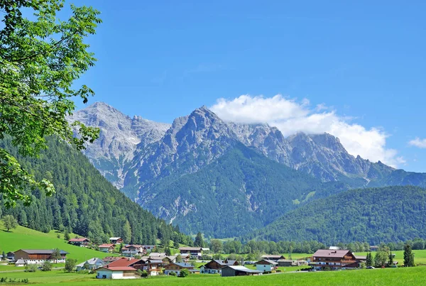 Paisaje Idílico Pillerseetal Cerca Kitzbuehel Tirol Alpes Austria — Foto de Stock