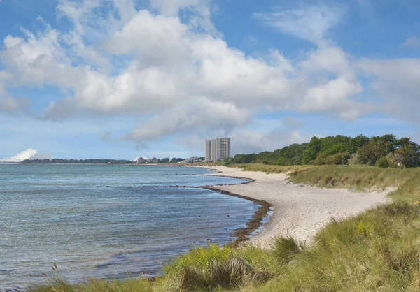 Burgtiefe-Suedstrand, Fehmarn, baltic Sea, Germany — стокове фото