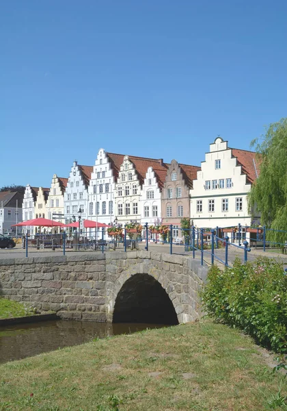 Friedrichstadt, Treene, Schleswig-Holstein, Frise du Nord, Allemagne — Photo